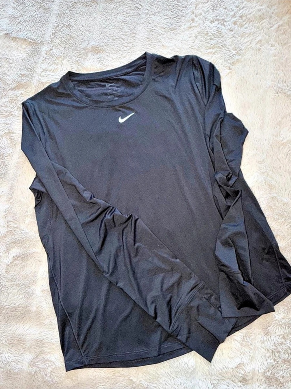 Nike One Classic Dri-FIT Long-Sleeve Top Black s